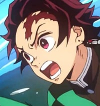 Profile picture (tanjiro anime pfp) with dims of 408x434 and size of 213.62 KB