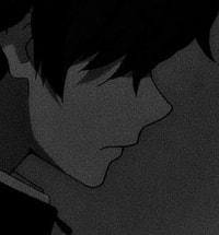 Profile picture (depressed anime pfp) with dims of 308x332 and size of 88.52 KB
