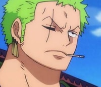 Profile picture (zoro anime pfp one eye) with dims of 343x297 and size of 106.30 KB