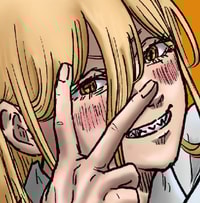 Profile picture (power chainsaw man pfp) with dims of 393x400 and size of 260.78 KB