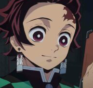 Profile picture (tanjiro anime pfp) with dims of 193x183 and size of 50.40 KB